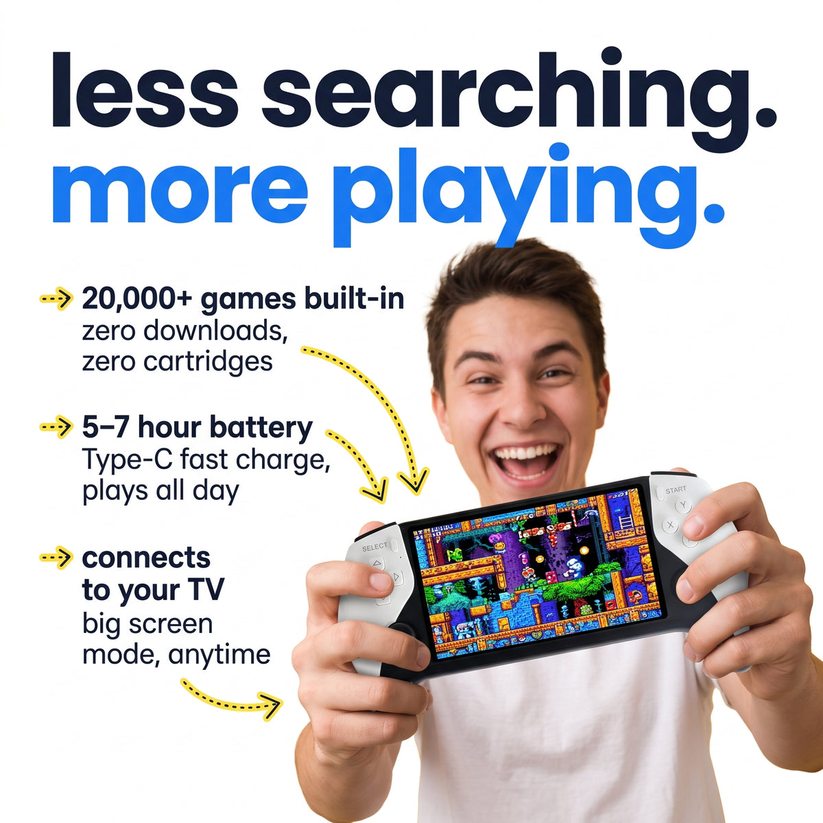 Retro Handheld Game Console