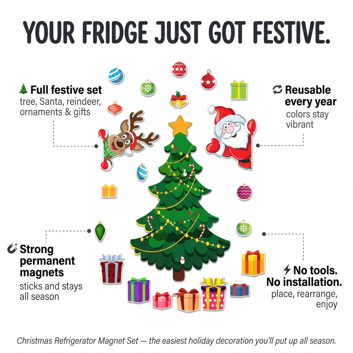 Christmas Decoration Magnets