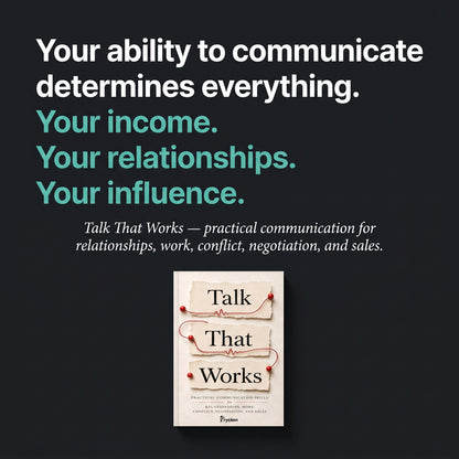 Talk That Works: Personal Growth & Communication Book